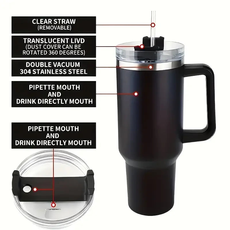 Tasse de voyage grande capacité En Acier Inoxydable isotherme