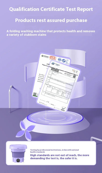 Machine à laver pliable Portable 8l