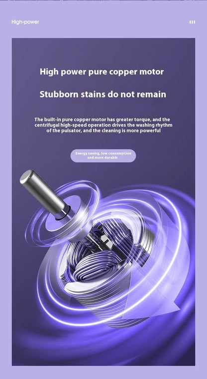 Machine à laver pliable Portable 8l