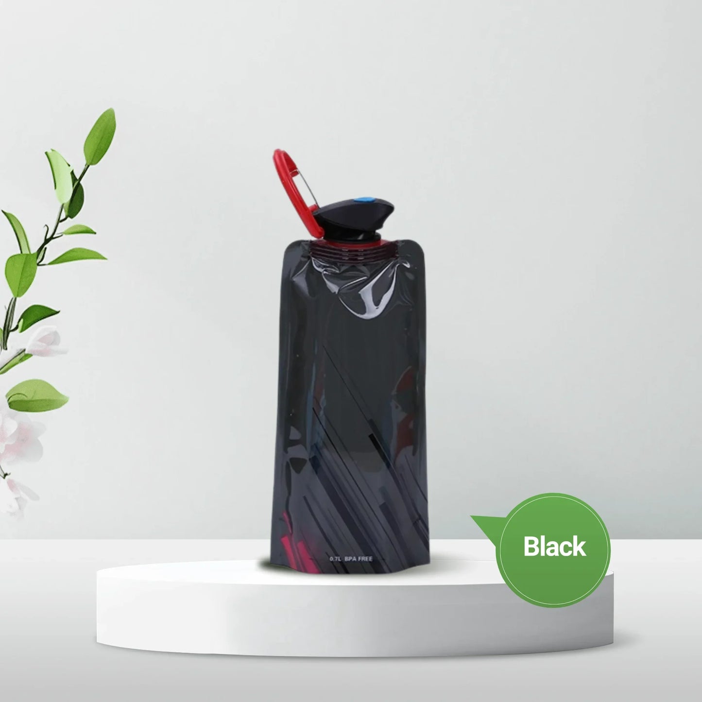 Bouteilles d'eau pliables de 700ml, flexibles et réutilisables, pour voyage et Camping