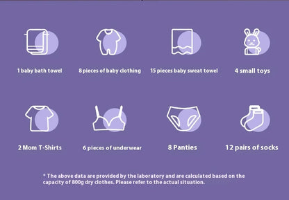 Machine à laver pliable Portable 8l