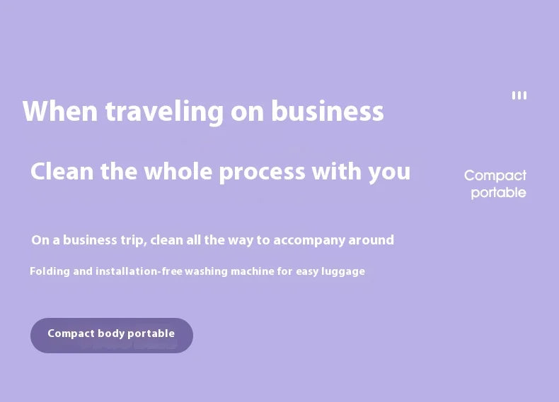 Machine à laver pliable Portable 8l