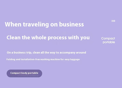 Machine à laver pliable Portable 8l