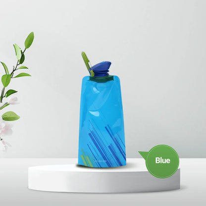 Bouteilles d'eau pliables de 700ml, flexibles et réutilisables, pour voyage et Camping
