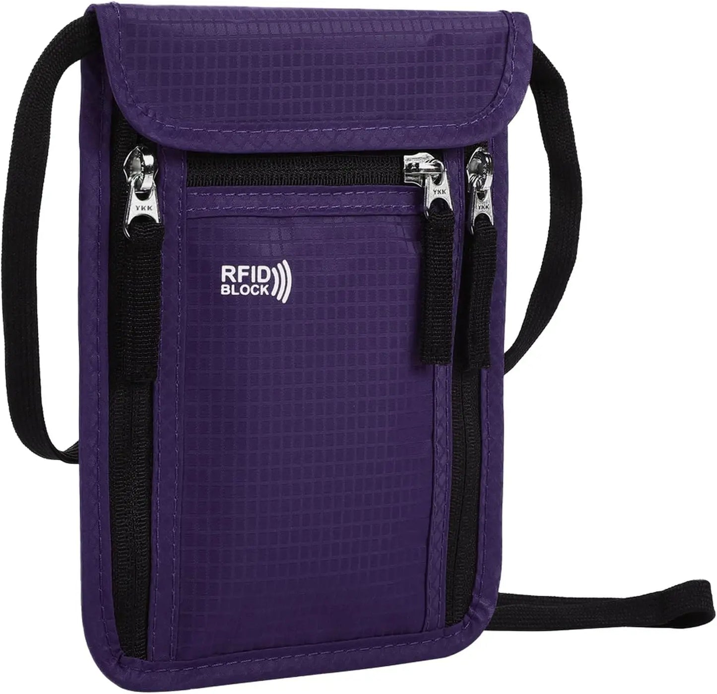 Pochette porte-passeport RFID pochette de voyage de cou