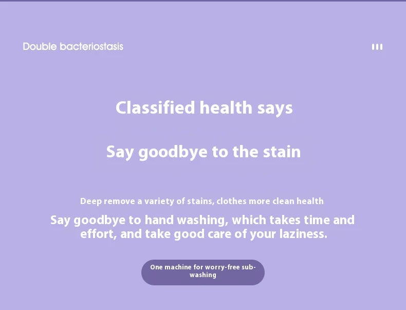 Machine à laver pliable Portable 8l