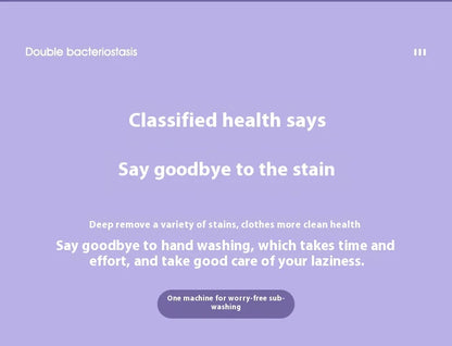 Machine à laver pliable Portable 8l