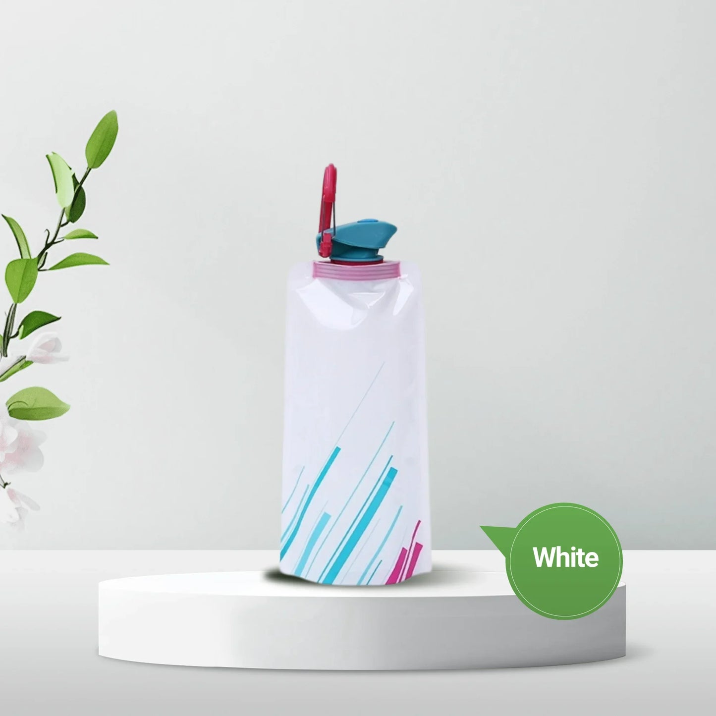 Bouteilles d'eau pliables de 700ml, flexibles et réutilisables, pour voyage et Camping