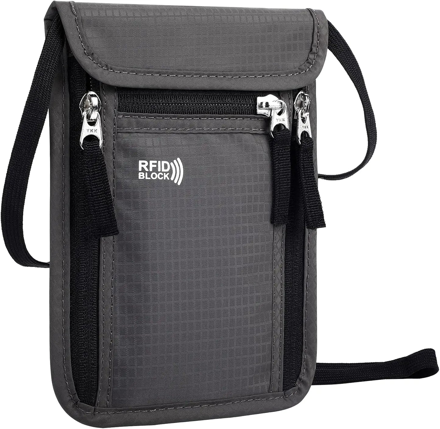 Pochette porte-passeport RFID pochette de voyage de cou