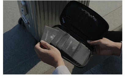 Pochette de rangement pour passeport de voyage