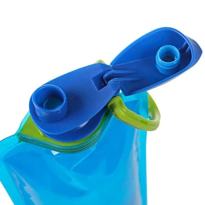 Bouteilles d'eau pliables de 700ml, flexibles et réutilisables, pour voyage et Camping